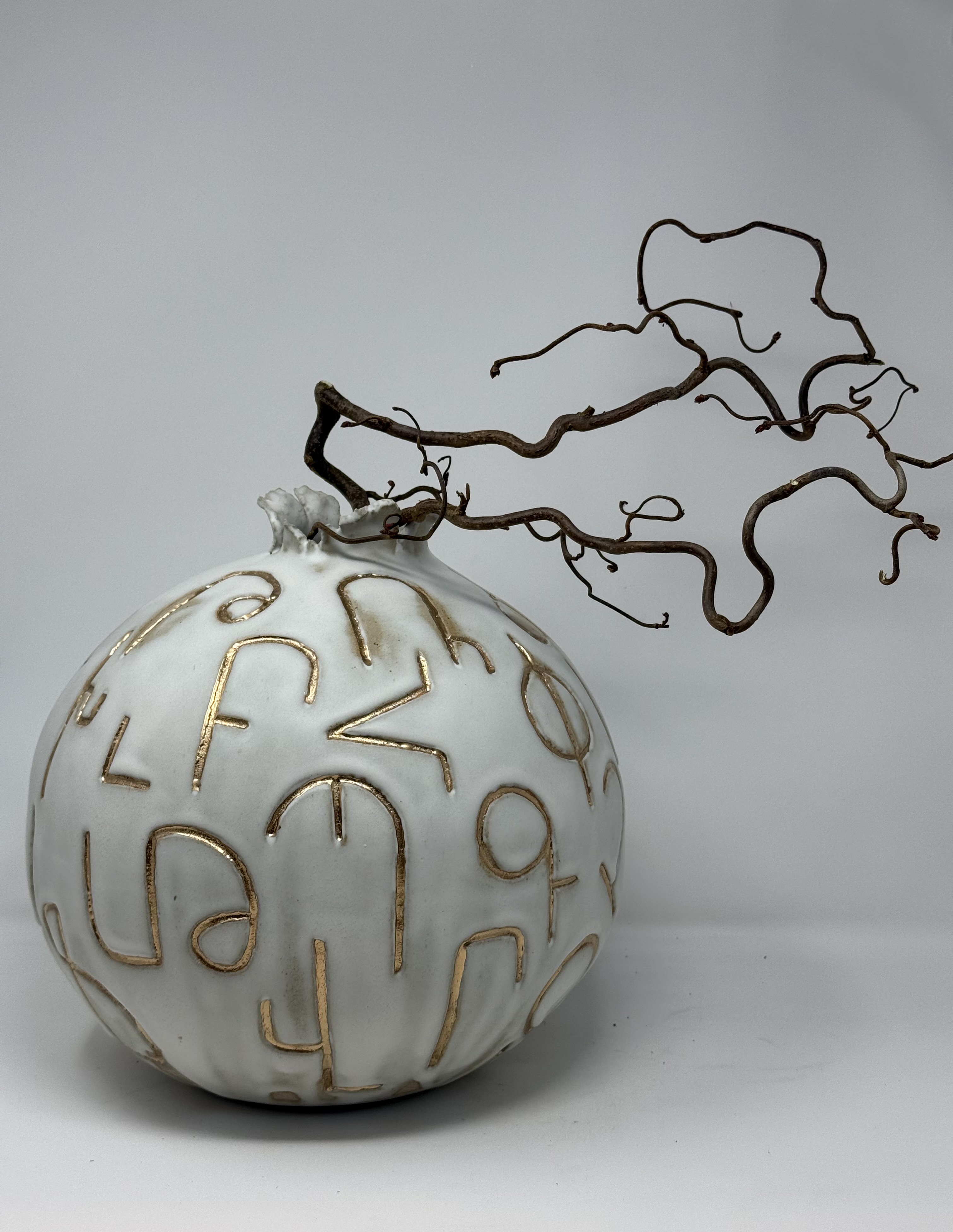 Pomegranate Alphabet Vessel