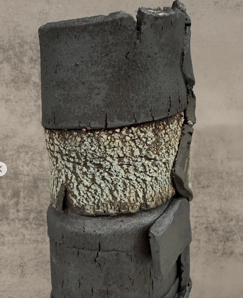 Metallic Textured Vase — view 3